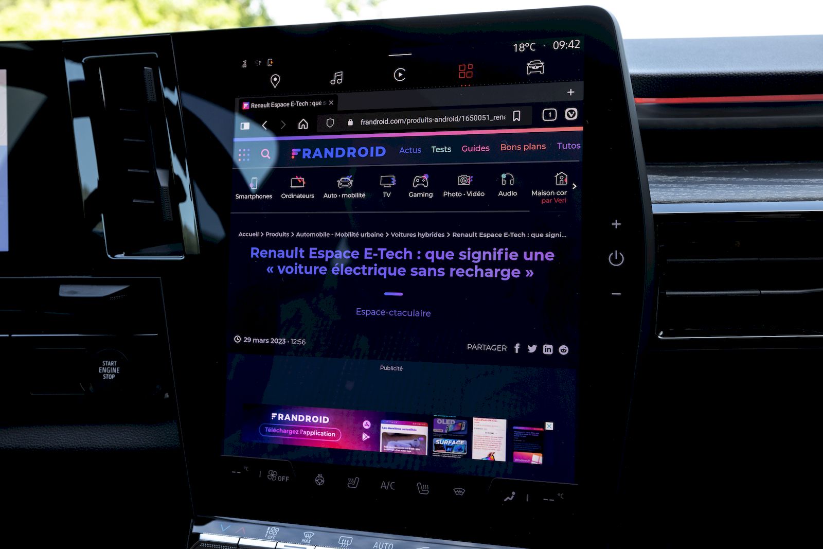 On a testé Android Automotive à bord du nouveau Renault Espace hybride