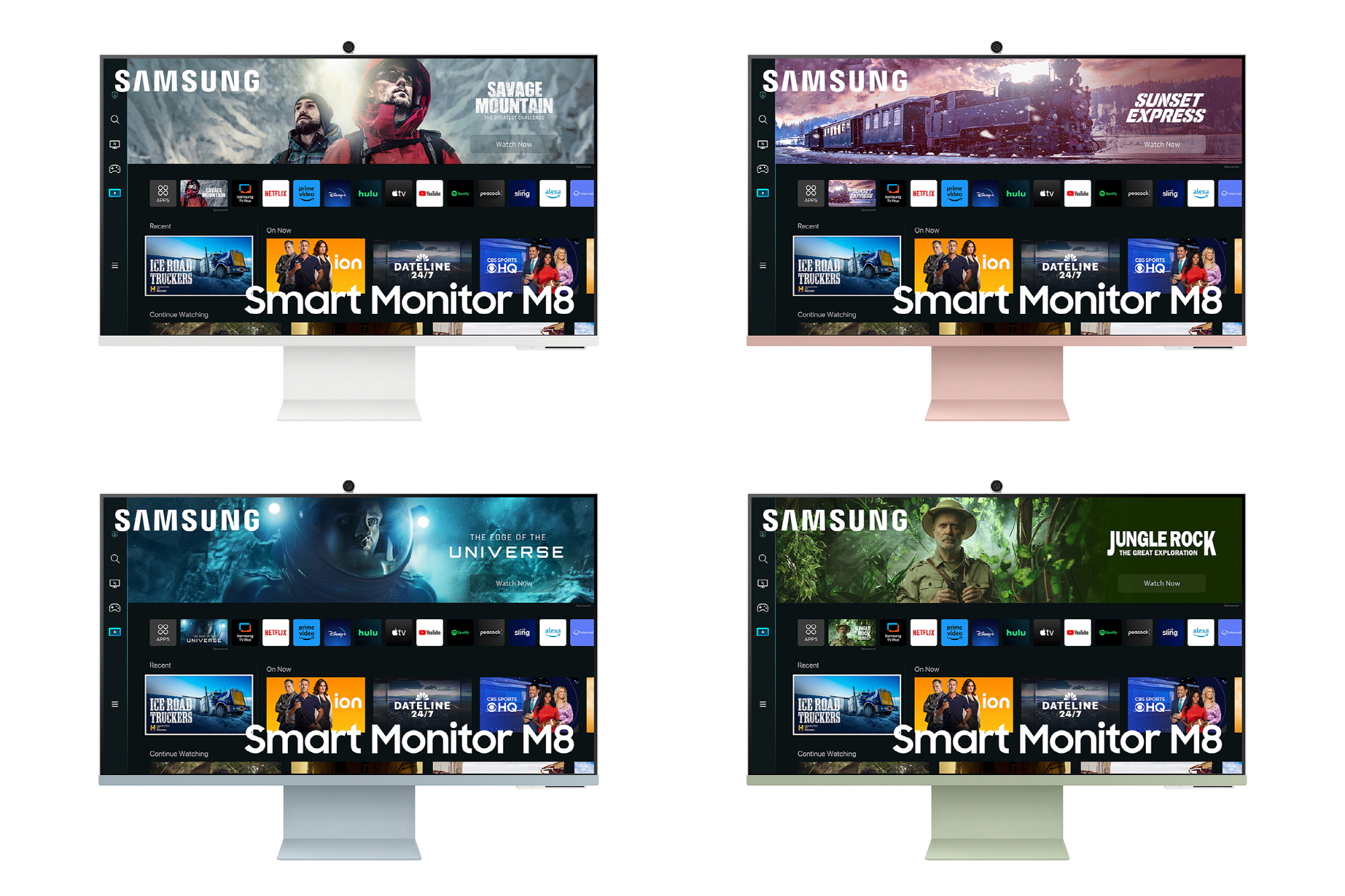 De nouvelles tailles pour les Smart Monitor M8, M7 et M5 de Samsung