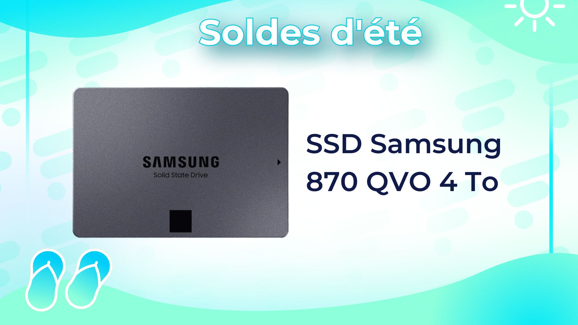 Ce SSD Samsung avec une énorme capacité (4 To) est à -49 % grâce aux soldes  d'été