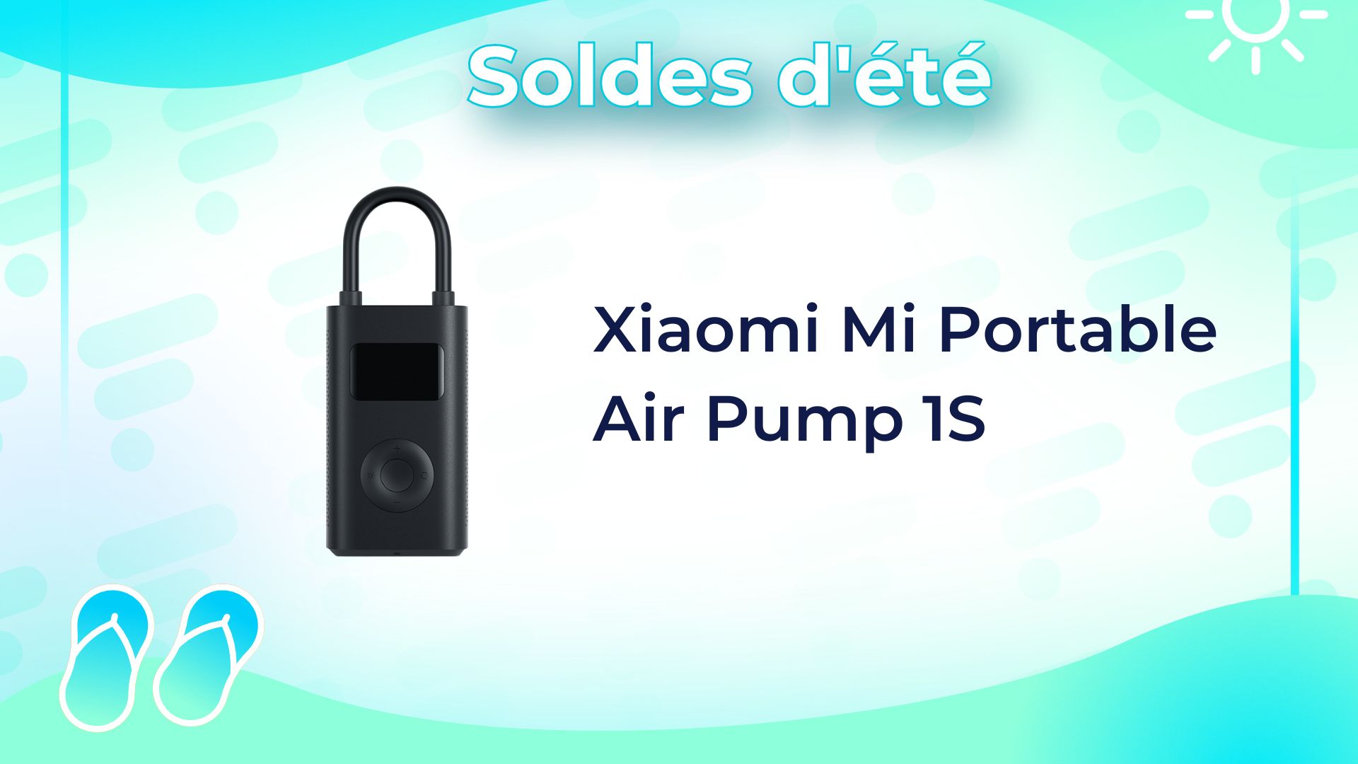 Gonfleur électrique portable Xiaomi Mi Air Pump 1S –