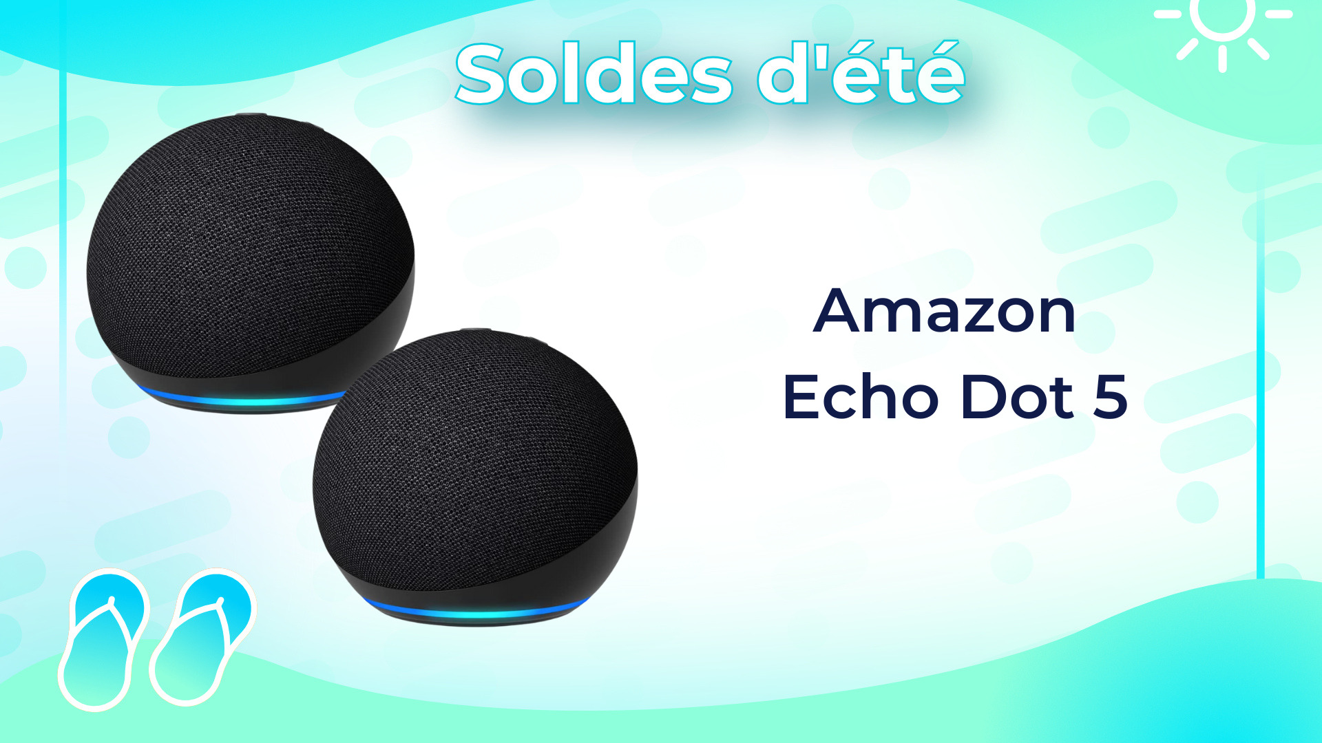 ECHO DOT - 5ème Génération 2022 Enceinte Connectée Alexa Assistant Vocal  Wifi