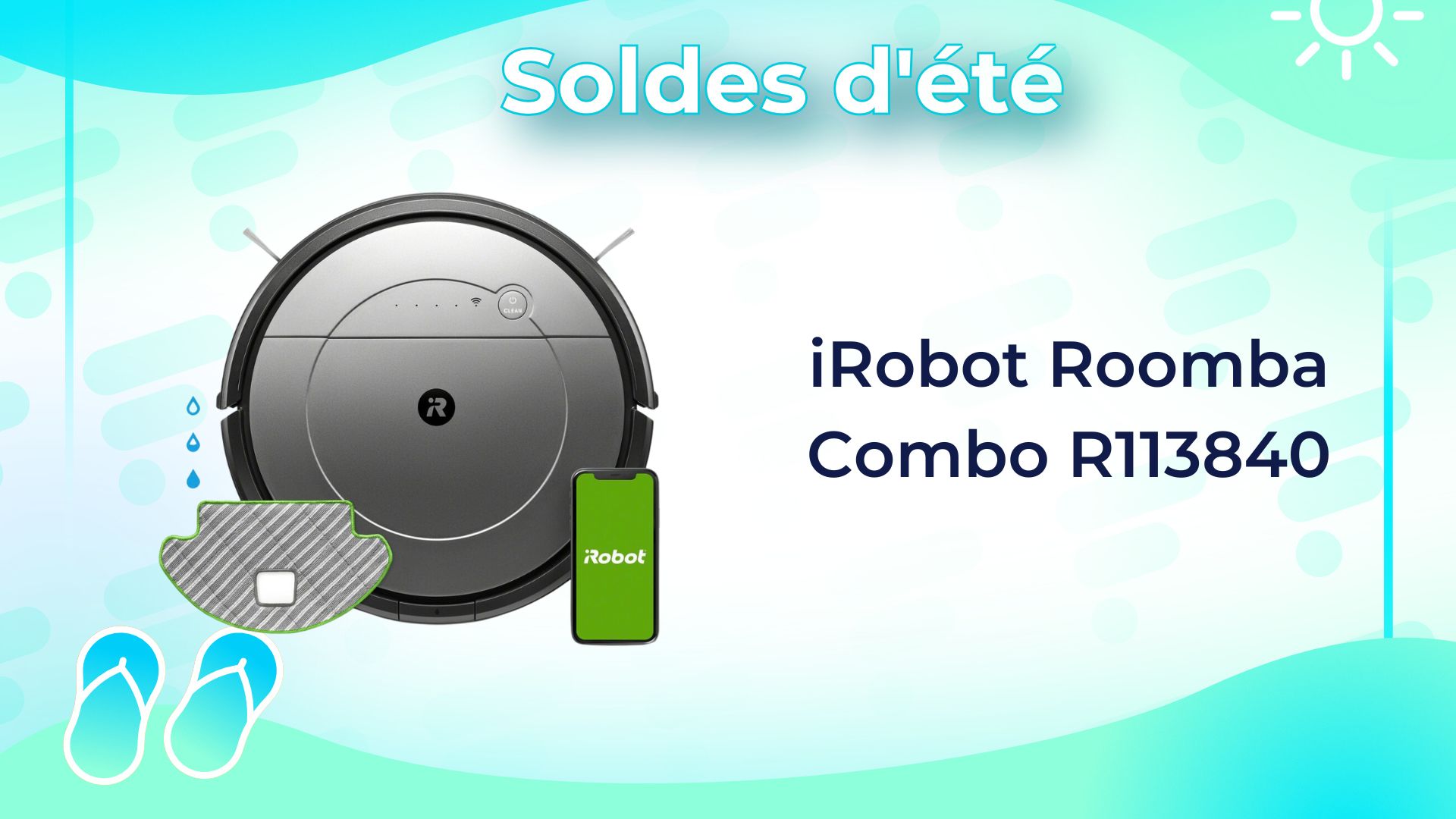 Aspirateur robot Combo Roomba 113840 IROBOT à Prix Carrefour