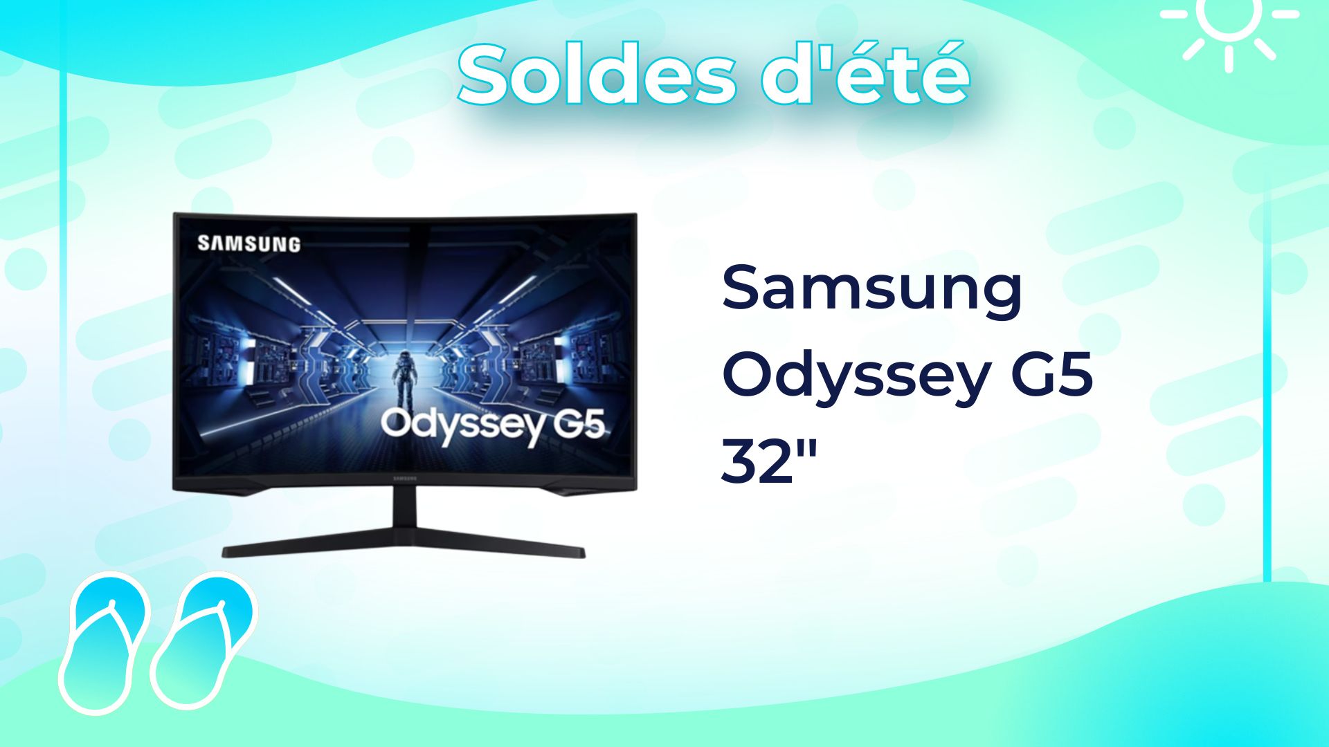 Samsung Odyssey G5 : ce moniteur taillé pour le gaming peut vous revenir à  moins de 245 € pendant les soldes