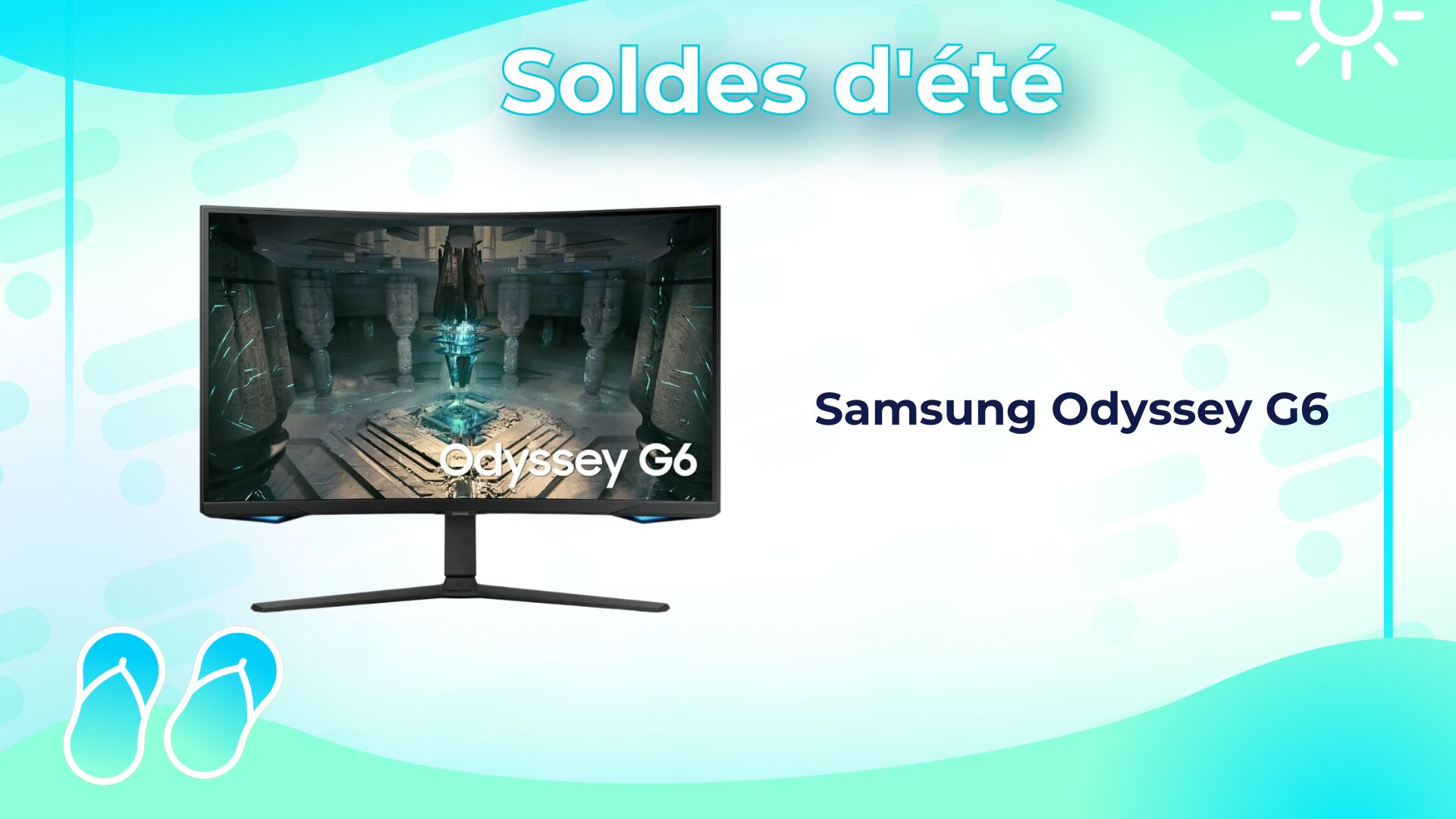 Samsung Odyssey G6 : -360 € sur cet écran gaming incurvé (32, 240 Hz)  grâce aux soldes