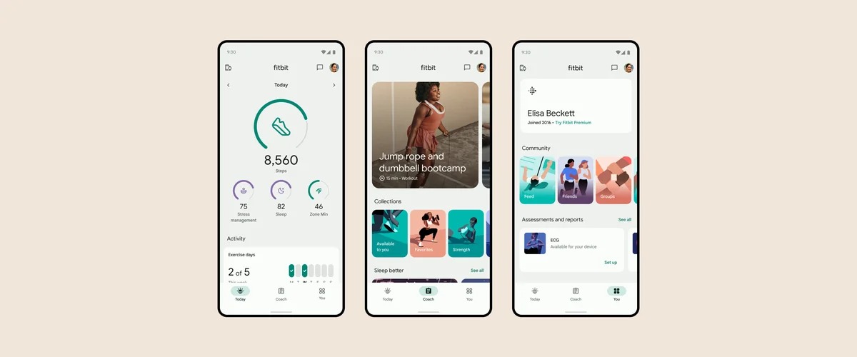 La nouvelle application Fitbit sur Android