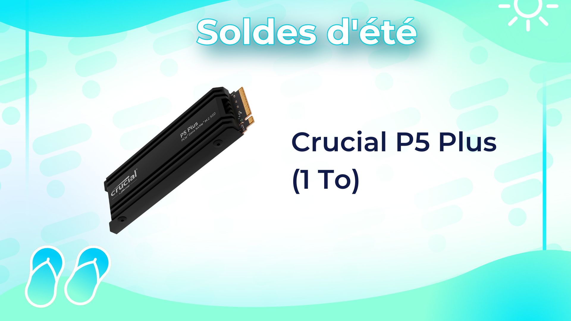 Compatible avec la PS5, ce SSD 1To perd 50€ chez
