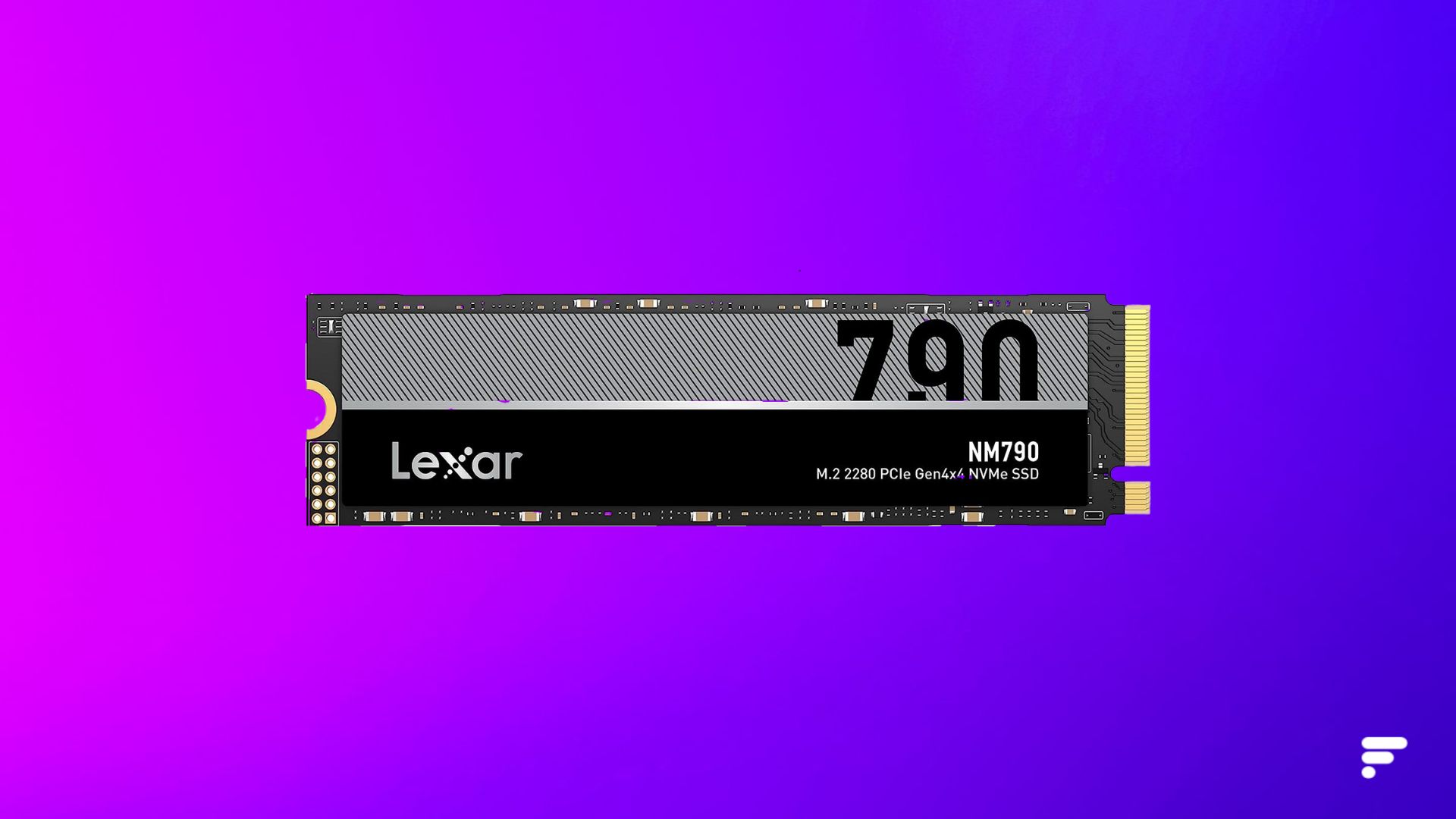 Lexar NM790 SSD Interne 4To avec dissipateur Thermique, M.2 2280