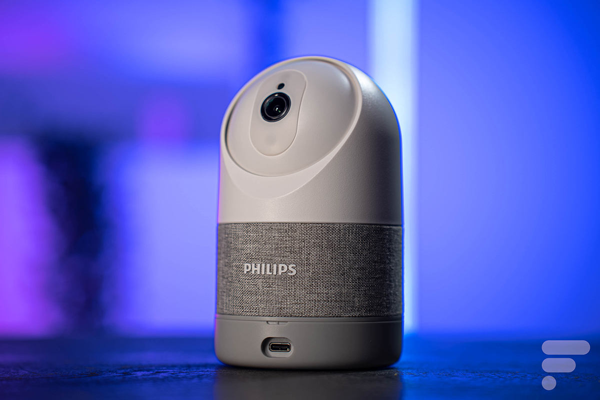 Test Philips WelcomeEye Look : une caméra 360° élégante et facile à  utiliser - Les Numériques