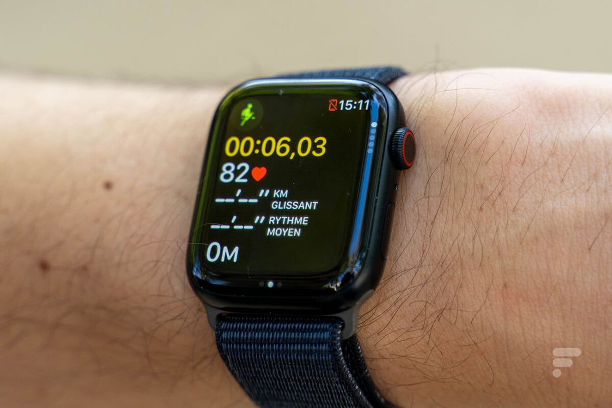 Workout tracking on Apple Watch Series 9
