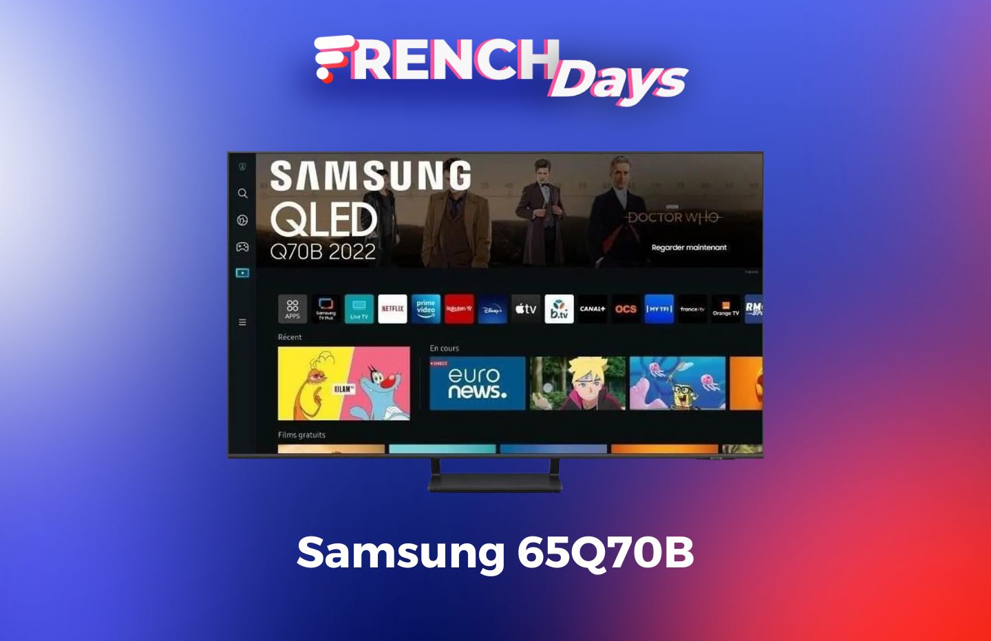 Cet énorme TV QLED 65 pouces de Samsung (4K@120Hz) est à moitié prix pour les French Days