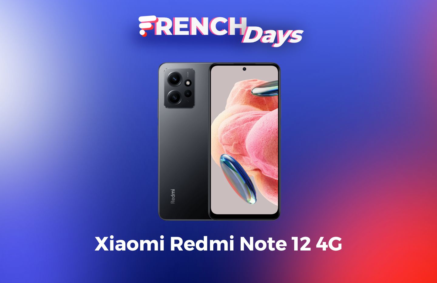 Le prix du Xiaomi Redmi Note 12 tombe bien bas grâce aux French Days