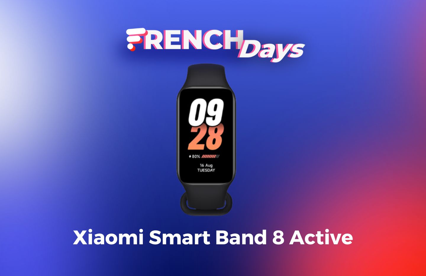 À peine dévoilé, le Xiaomi Smart Band 8 Active est déjà moins cher pendant  les French Days
