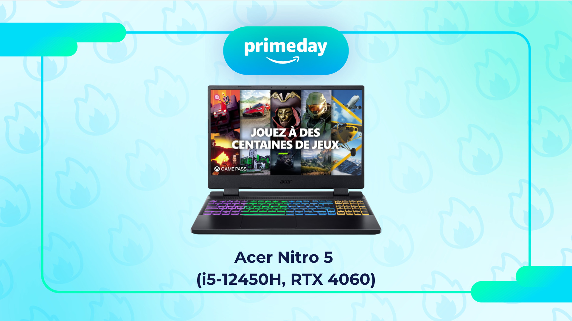 Ce PC portable gaming avec i5 + RTX 4060 est à un super prix pour le Prime  Day