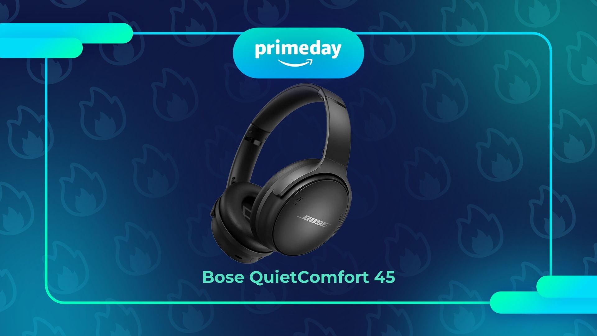 Bose QuietConfort 45 (QC45) Sans Fil Bluetooth Bleu
