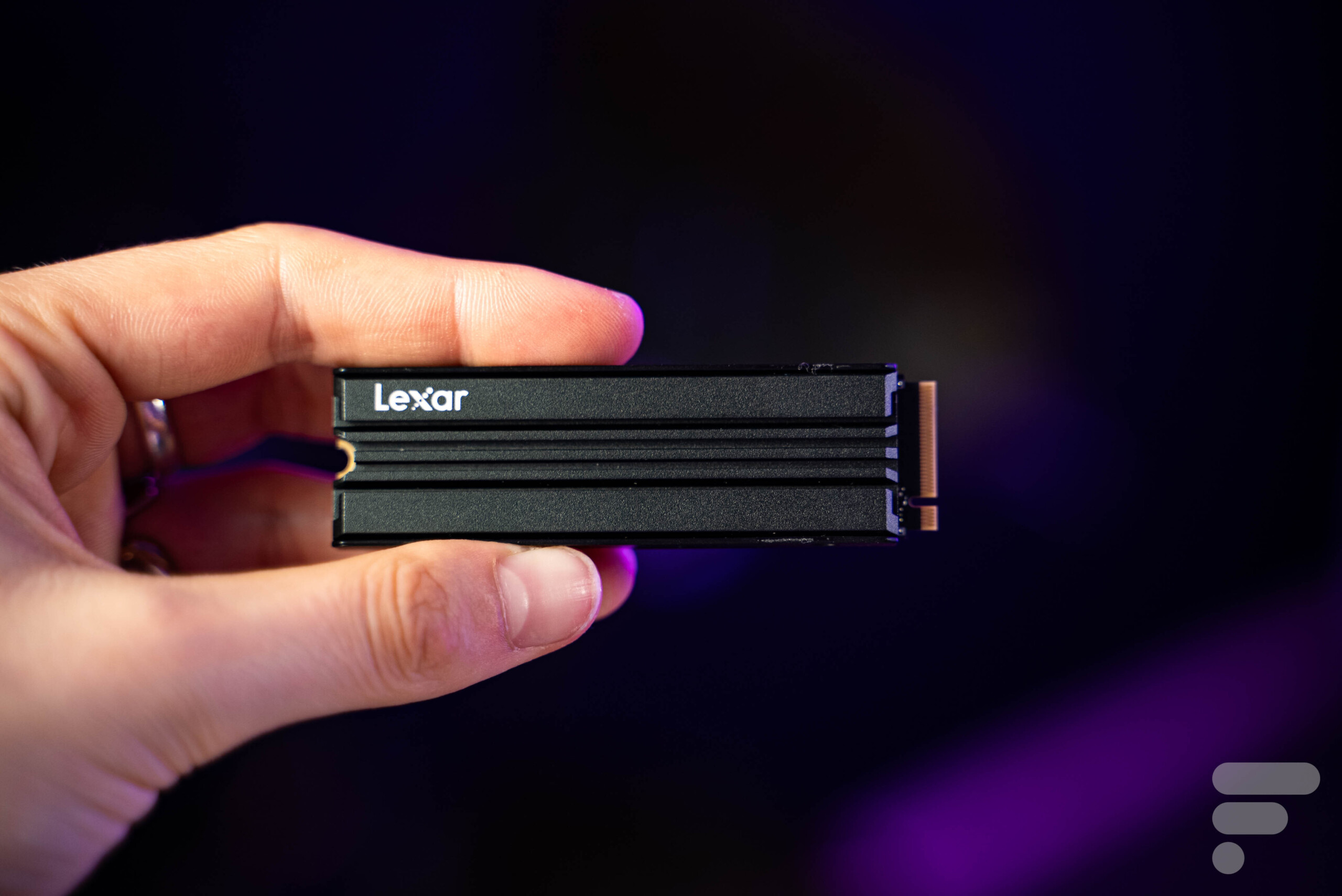 SSD Interne Lexar NM790 SSD 2To - M.2 2280 PCIe Gen4x4 NVMe 1.4 SSD,  Jusqu'à 7400 Mo/s en lecture, 6500 Mo/s en écriture –