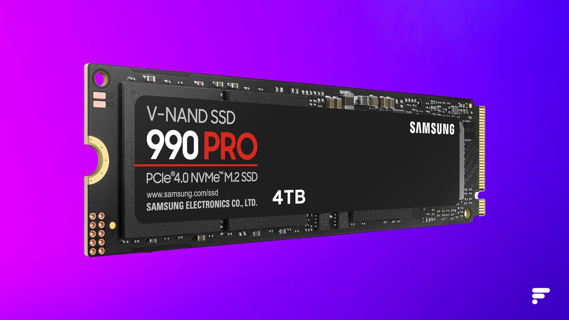 Sorti récemment, le surpuissant SSD Samsung 990 Pro 4 To est déjà