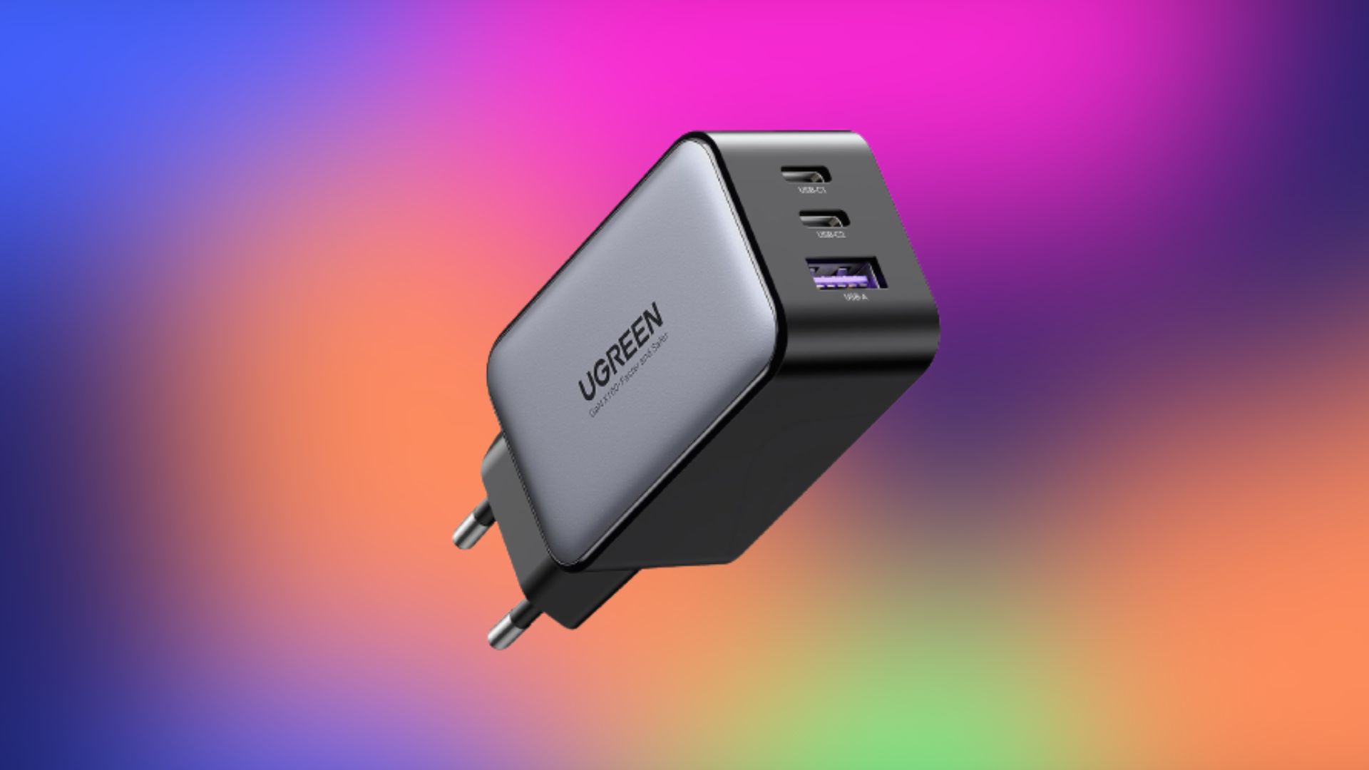 Chargeur USB Ugreen - 65W (vendeur tiers, via coupon) –