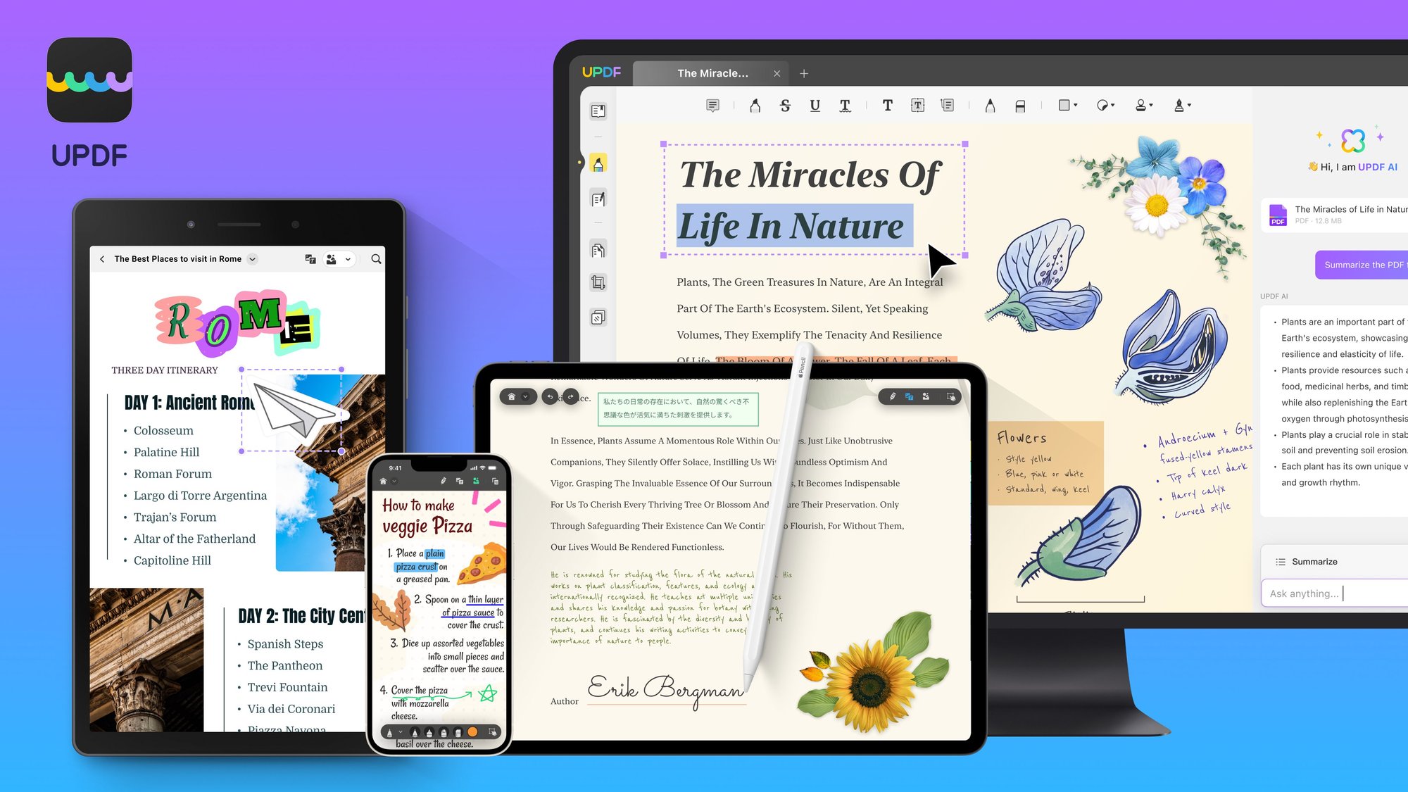 Our powerful AI-powered PDF editor goes further than you think