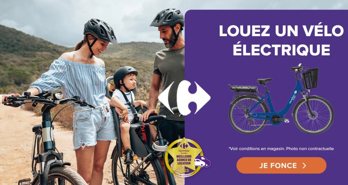 Vélo location Carrefour