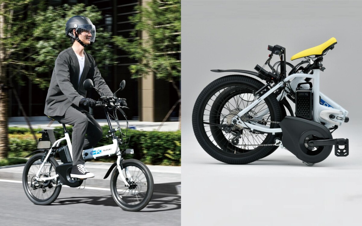 Vélo pliant électrique Suzuki e-PO Concept