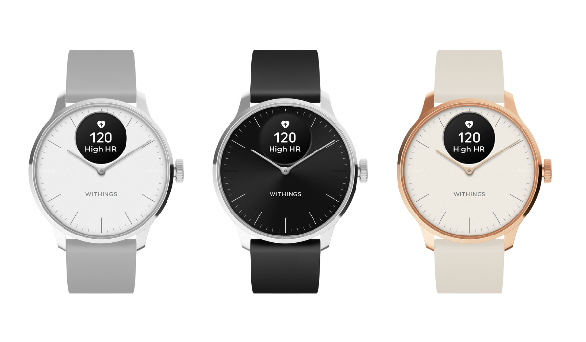Colors of the Withings ScanWatch Light