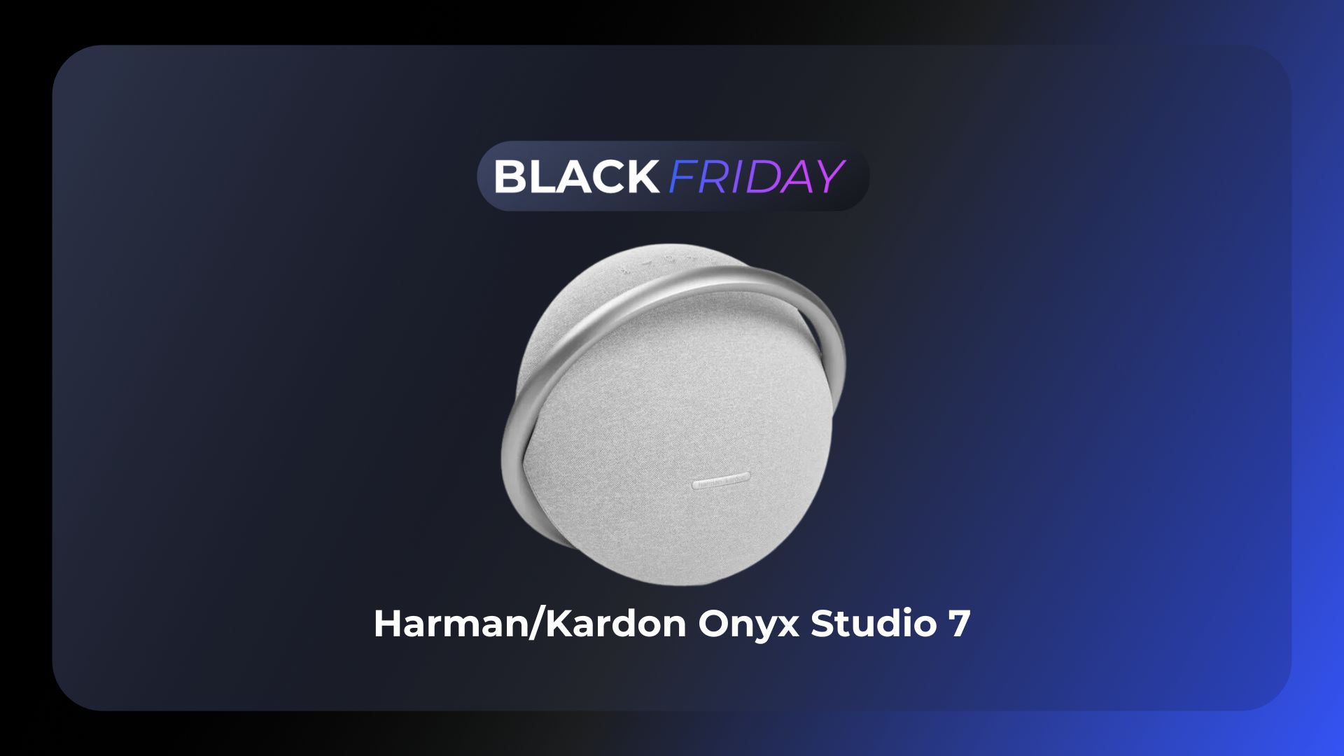 66 % : c'est l'énorme offre du Black Friday sur cette enceinte Harman Kardon
