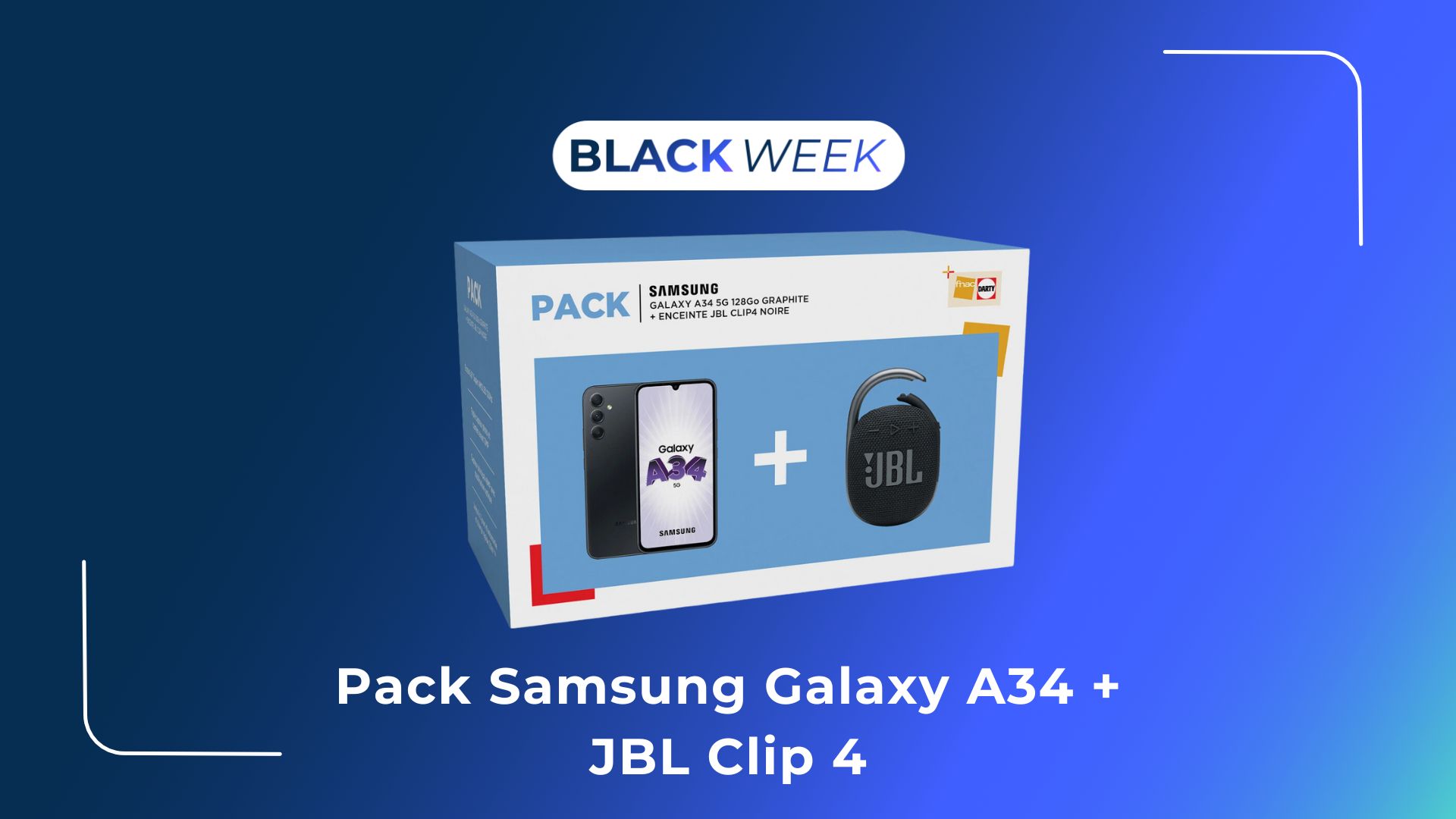 Le Samsung Galaxy A34 devient très abordable dans ce pack du Black
