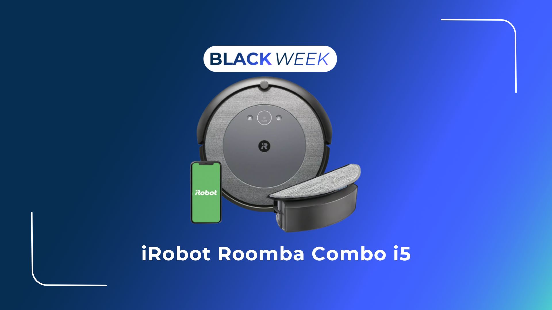 Roomba Combo i5 : ce robot aspirateur de la marque iRobot est à -40 %  pendant le Black Friday