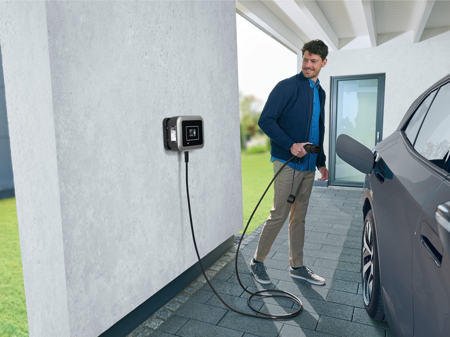 Borne de recharge pour voiture éléctrique - Borne EVSE EV Wallbox