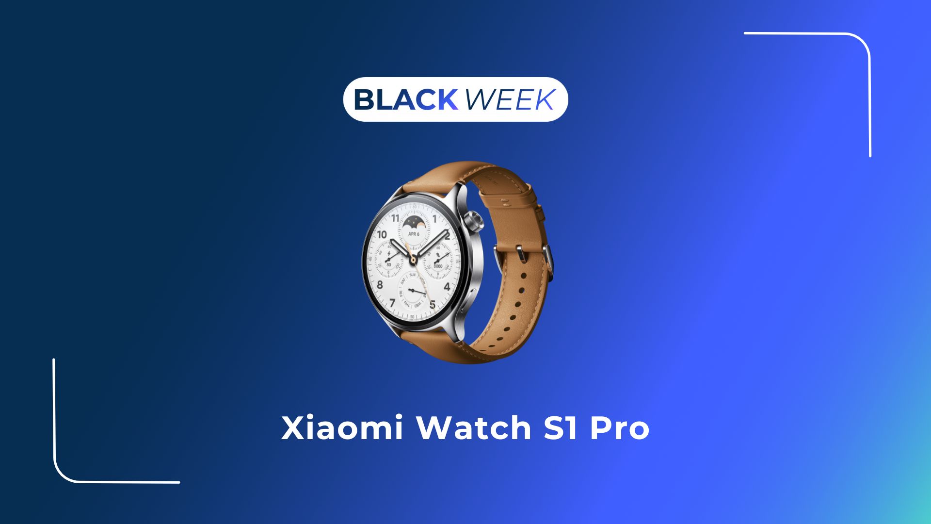 Élégante et premium, la smartwatch Xiaomi Watch S1 Pro est à -40 % à  l'occasion du Black Friday