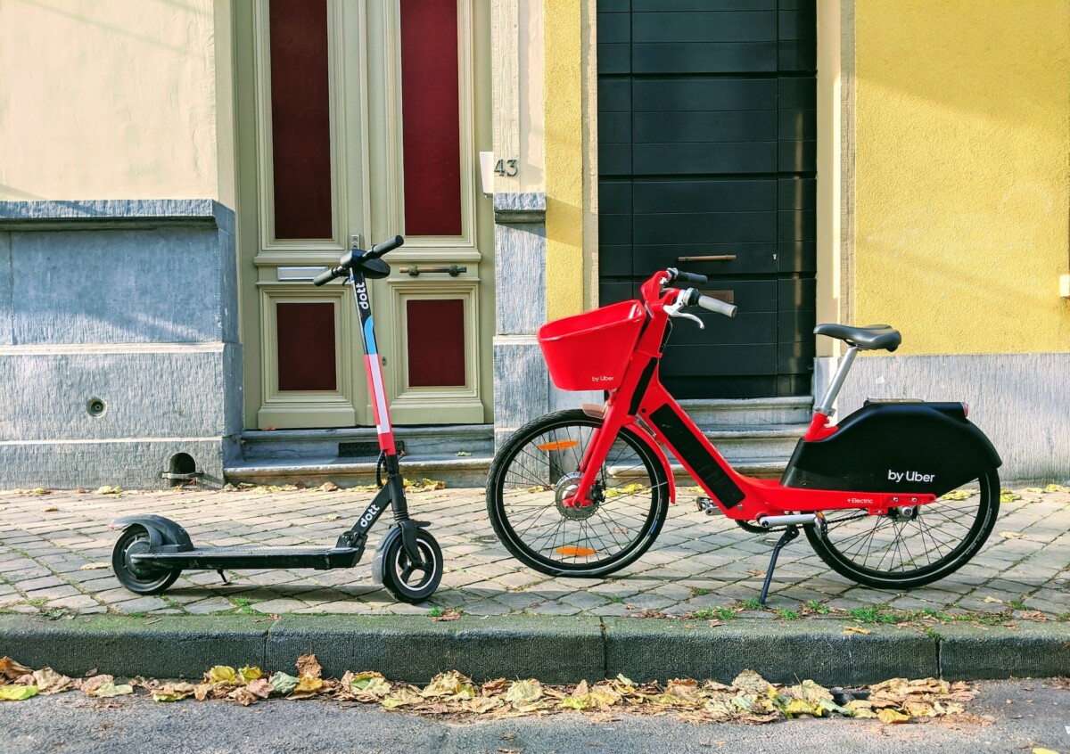 Trottinette vélo électriques libre-service Bruxelles