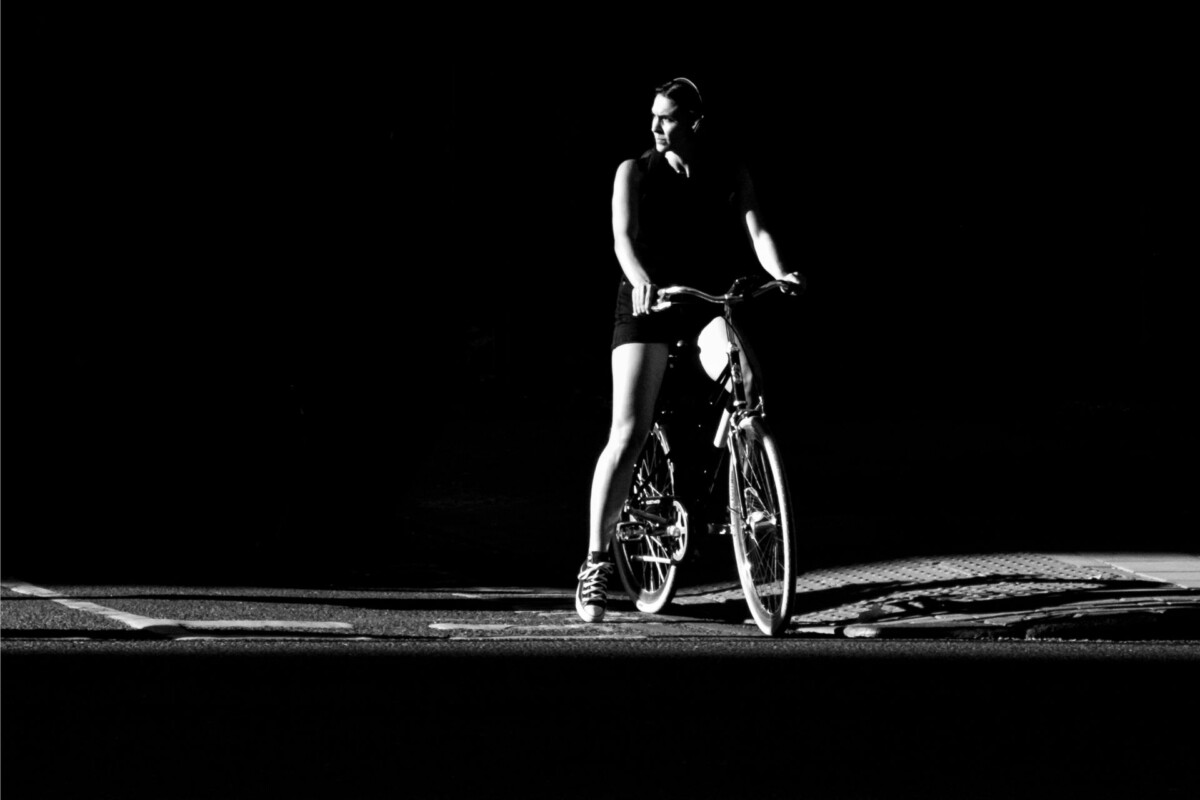 Vélo femme cycliste Londres