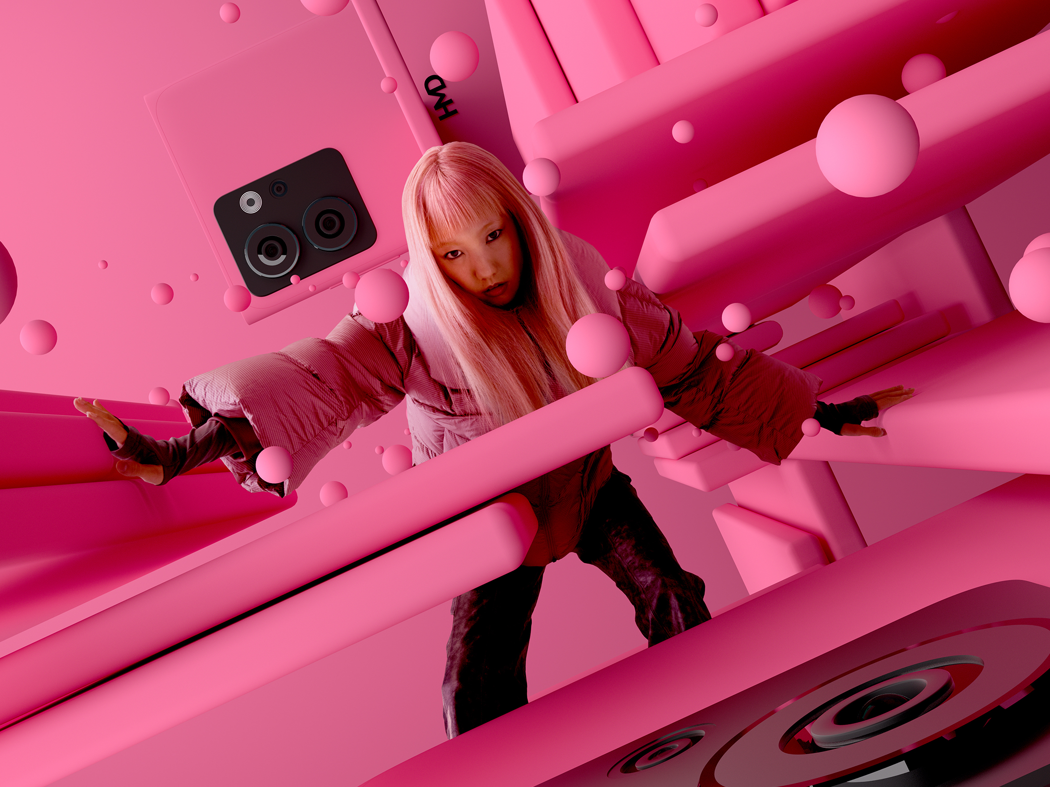 HMD annonce un smartphone pliant Barbie au MWC en 2024