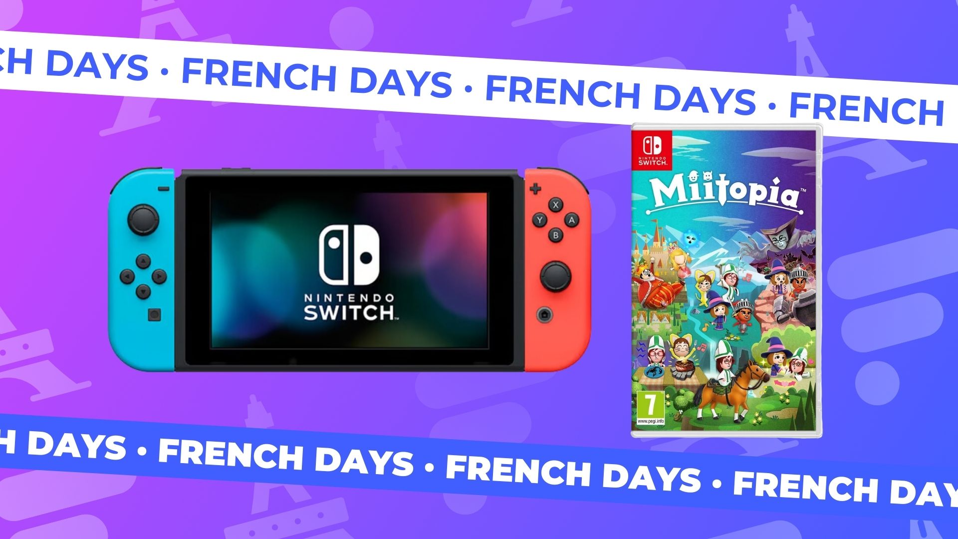 Cdiscount is offering a very nice offer for Nintendo Switch during France Days.