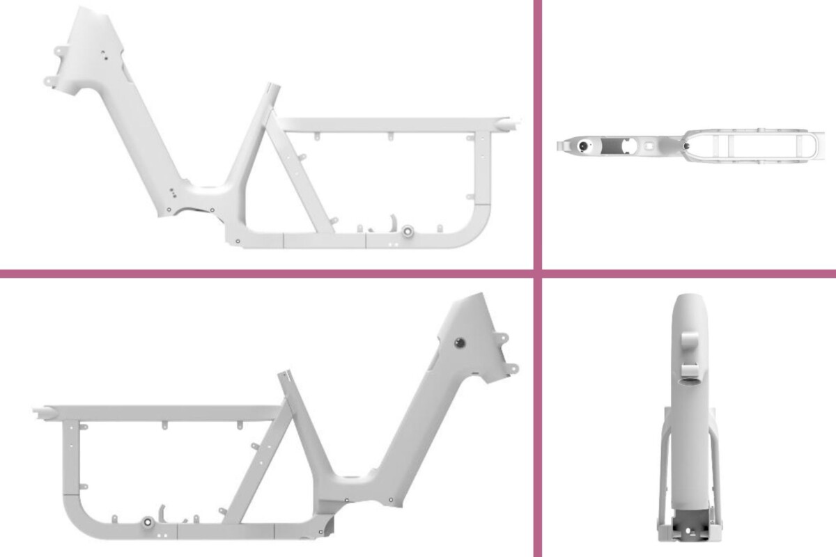 Vélo cargo compact Decathlon brevet