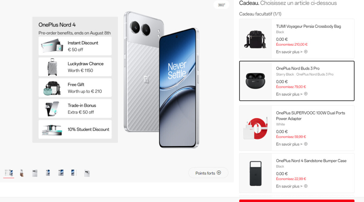 OnePlus Nord 4 bonus precommande Frandroid Bon Plan