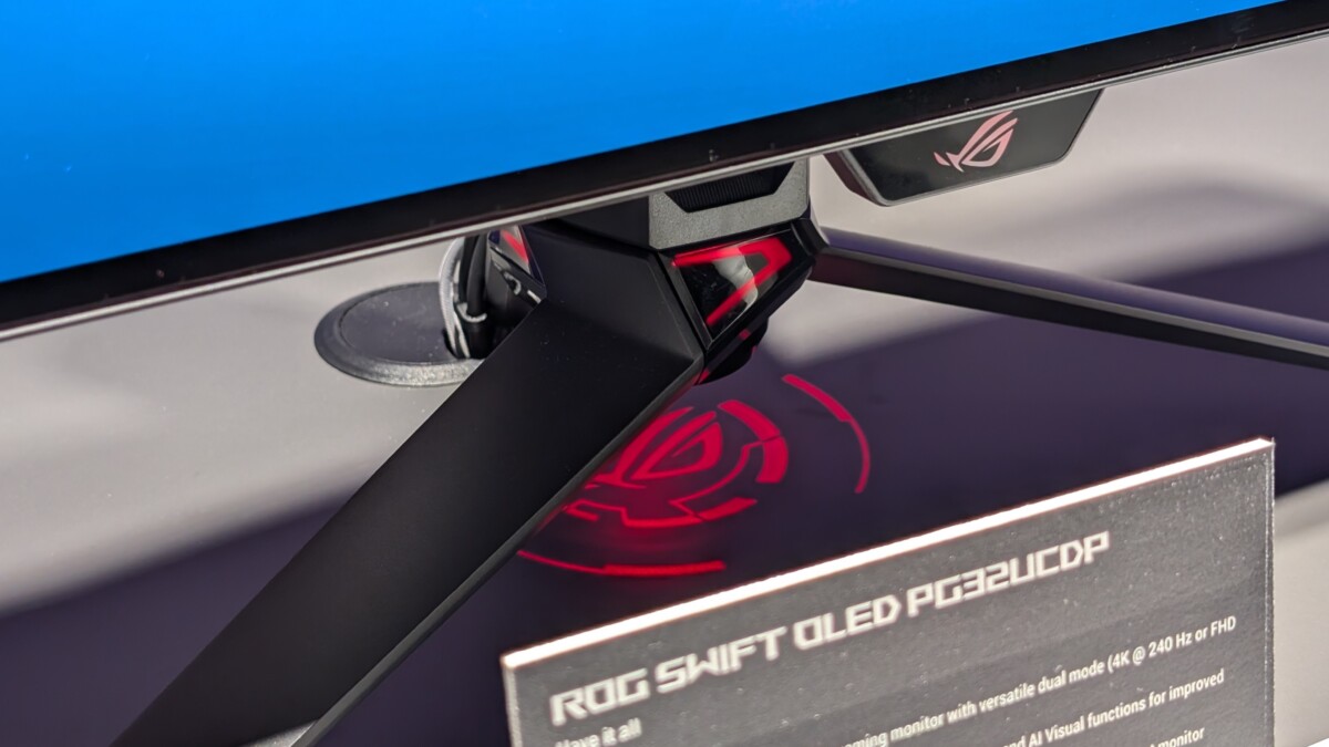 ROG Swift 480 Hz - Dessous de pied