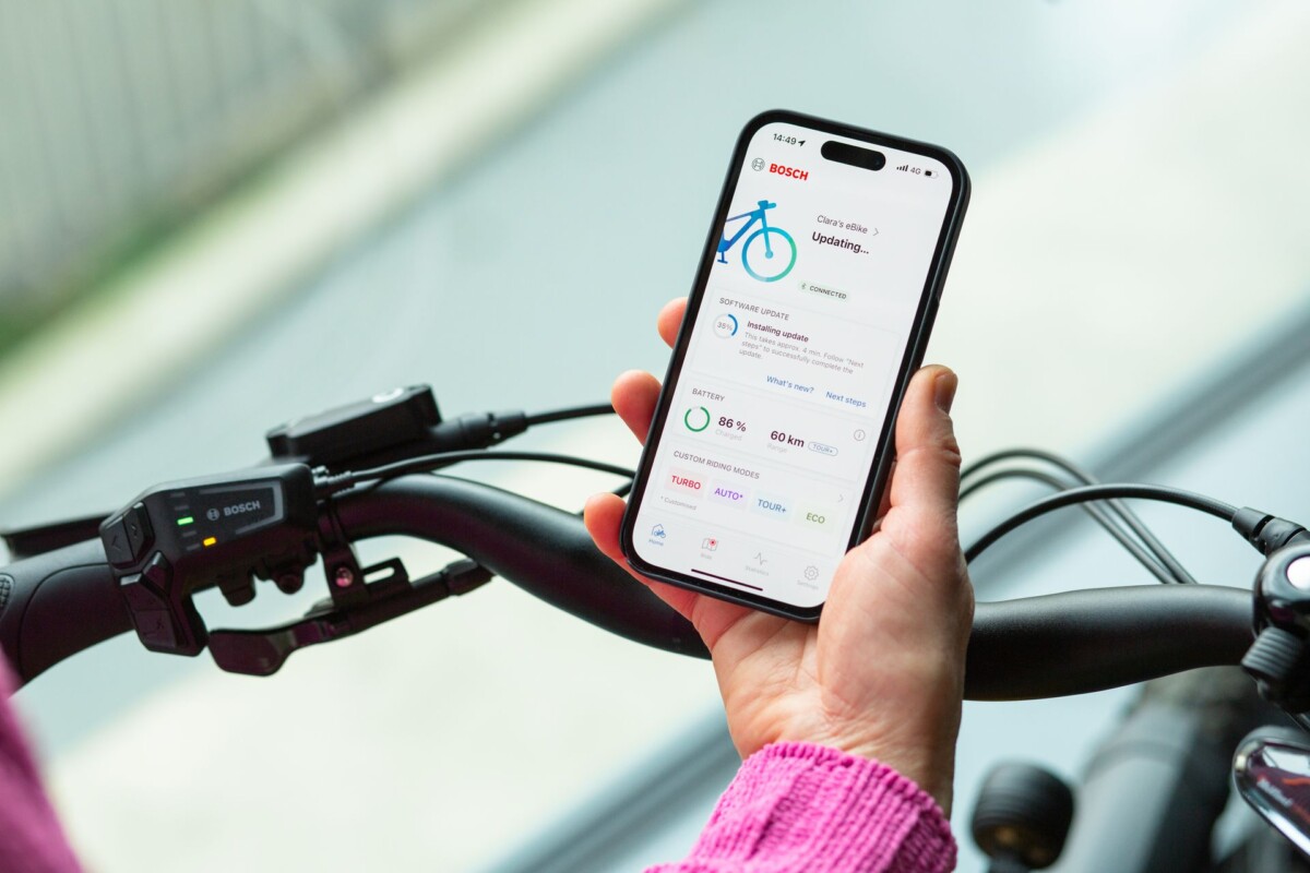 Vélo électrique Bosch eBike Flow application