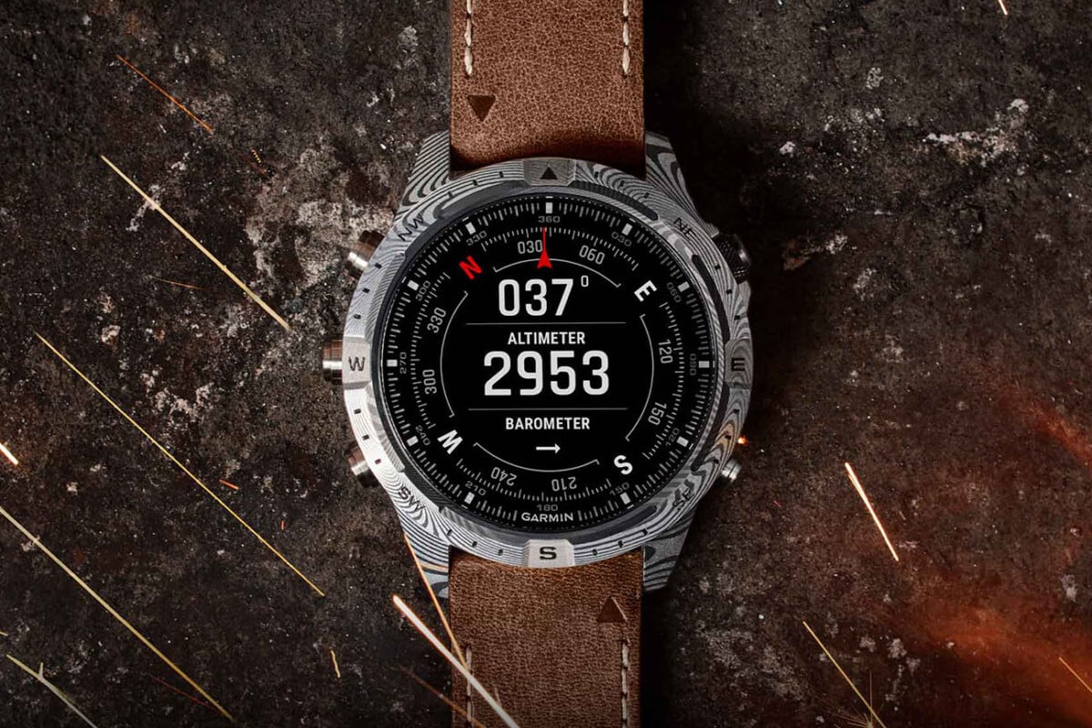 La Garmin Marq Adventurer en édition Acier de Damas