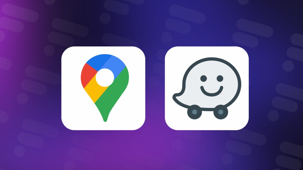 Logos de Google Maps et Waze