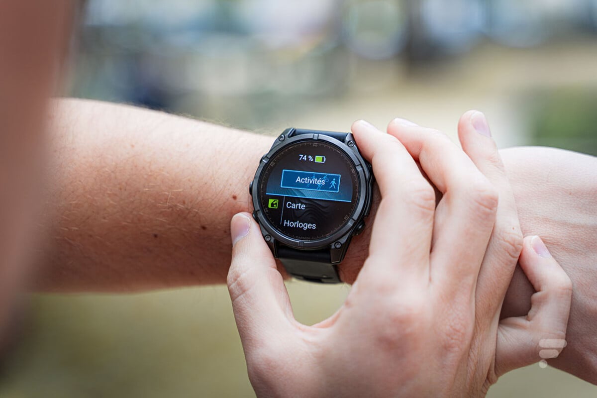 Le nouveau menu « Activités » de la Garmin Fenix 8