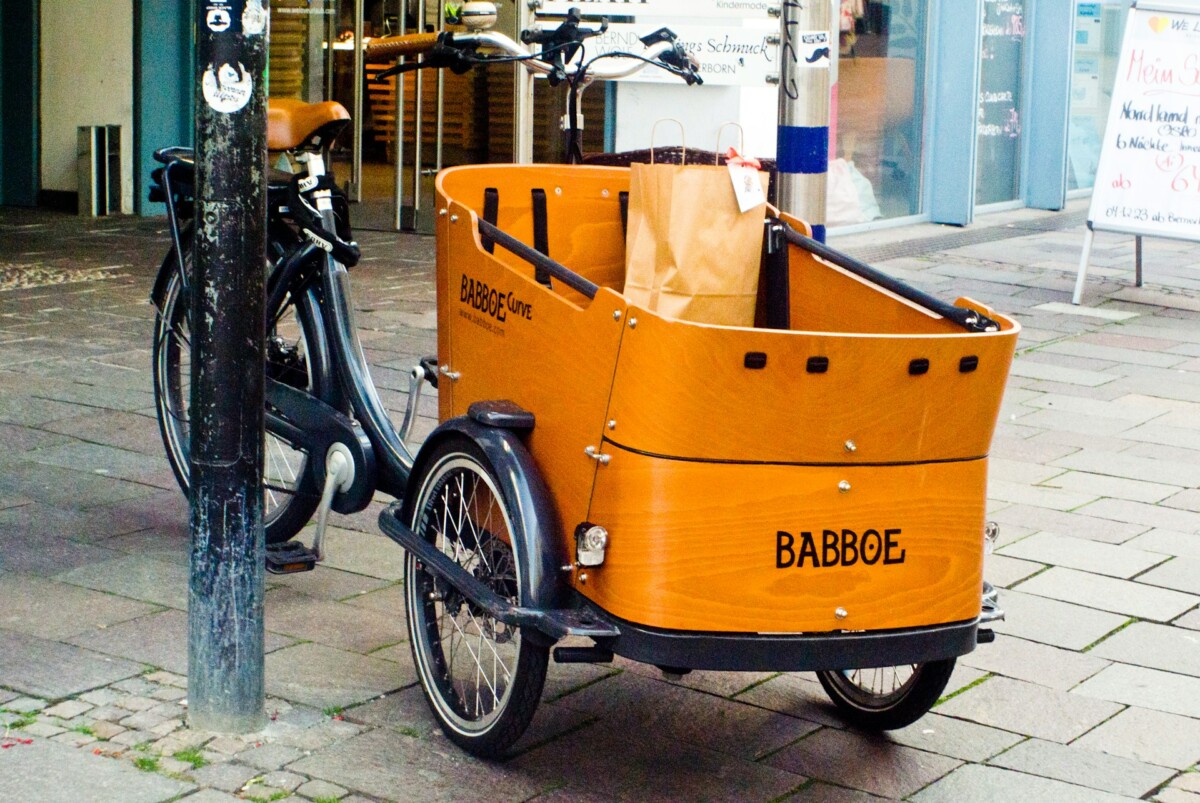 Vélo cargo électrique Babboe