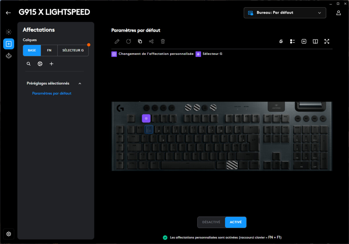 Logitech G915 X LightSpeed