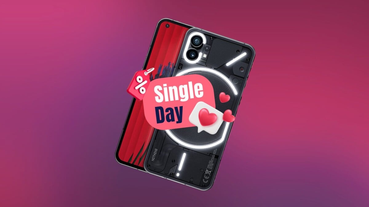 186 € au lieu de 469 € pour le Nothing Phone (1) : c'est l'une des meilleures offres de ce Single Day