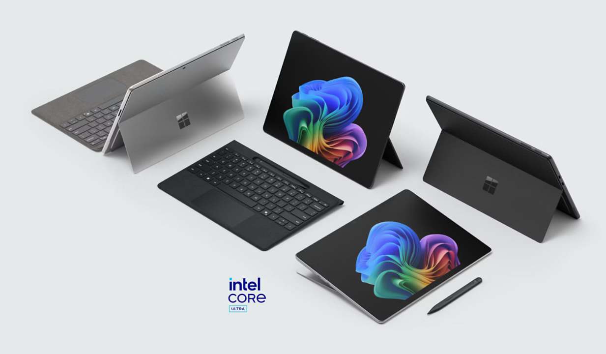 Les Surface Laptop et Surface Pro se déclinent en architecture Intel pour les pros