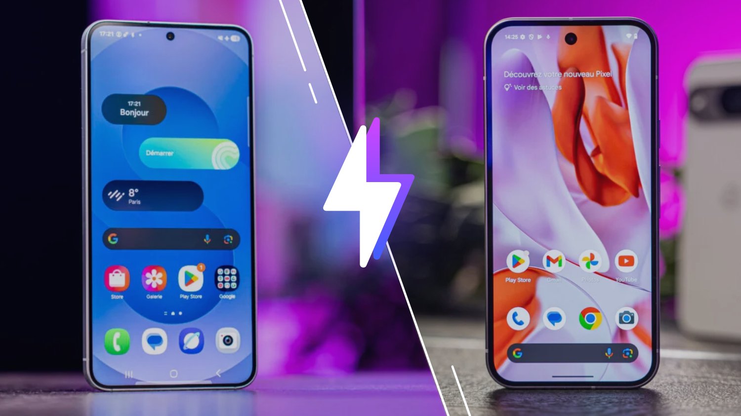 On compare les Google Pixel 9 et Samsung Galaxy S25 : lequel choisir ?