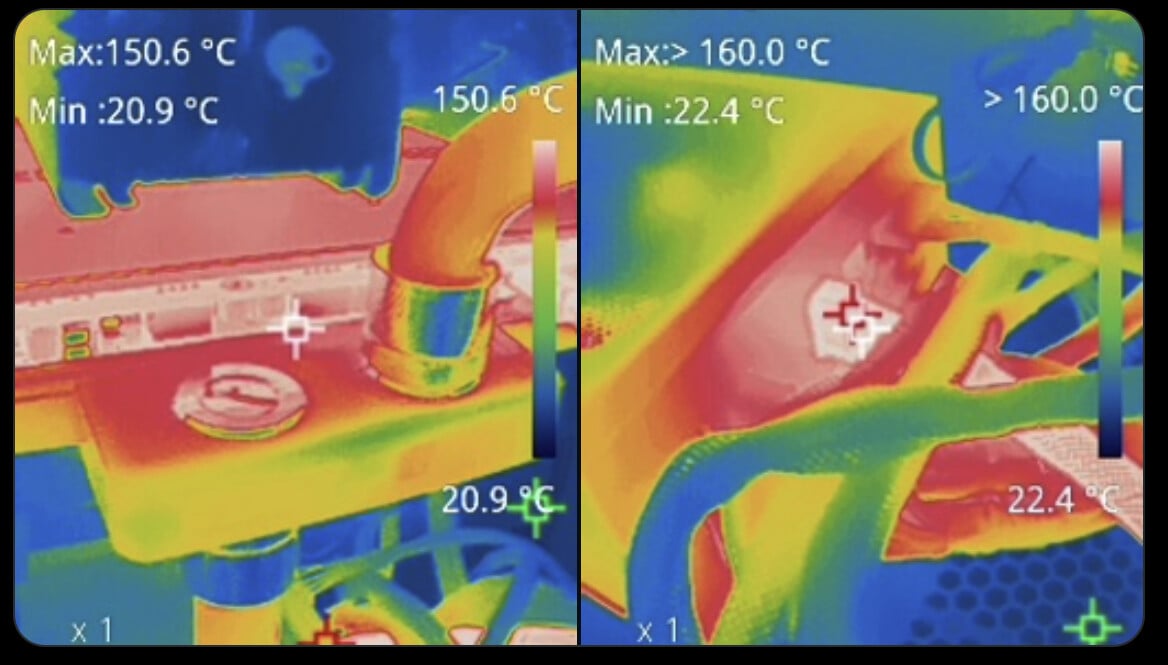 La Nvidia RTX 5090 chauffe trop : 150°C au connecteur, les images thermiques ne mentent pas