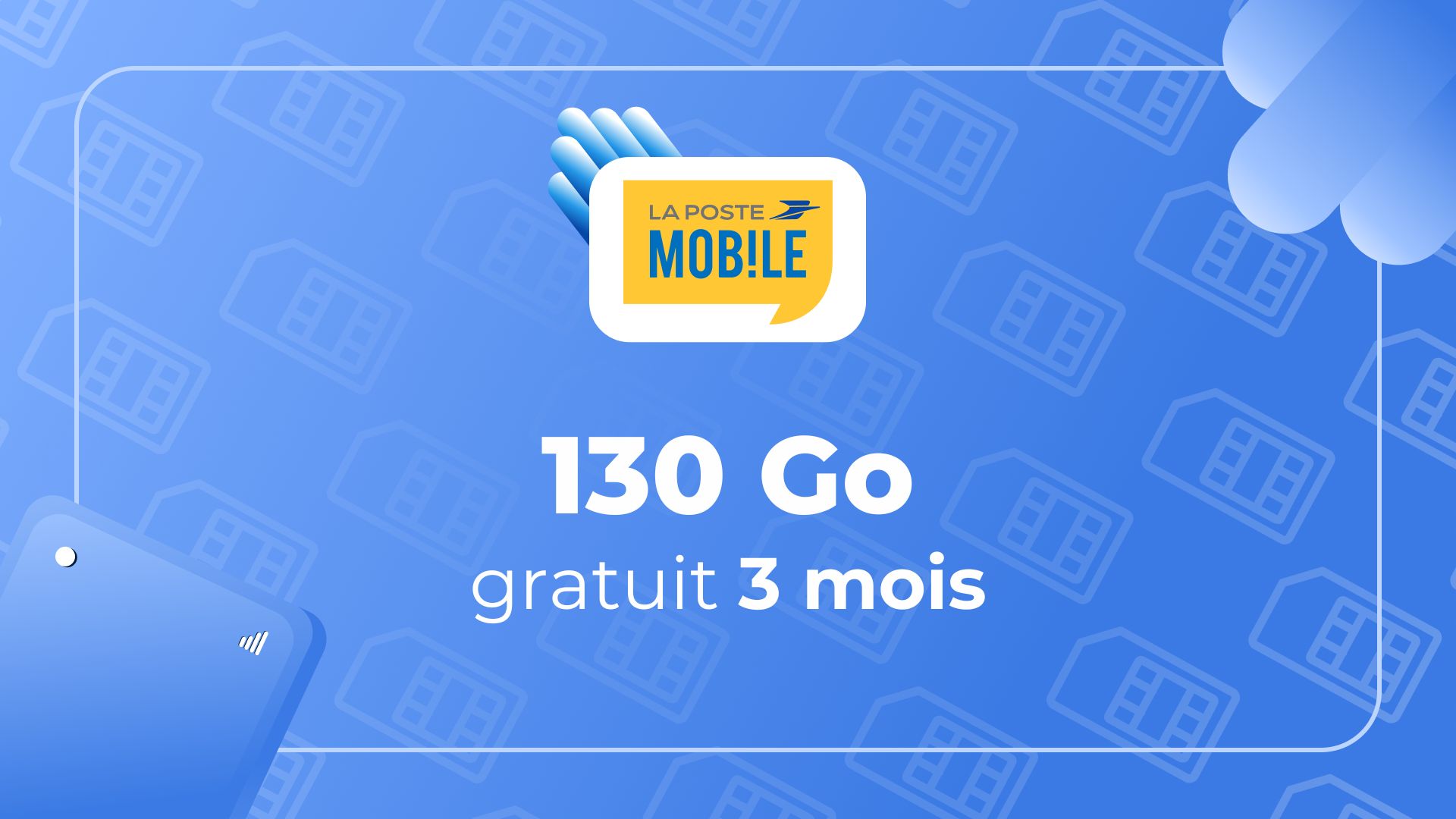 0 euro : voici le coût de ce forfait mobile 130 Go sans engagement durant 3 mois [Sponso]